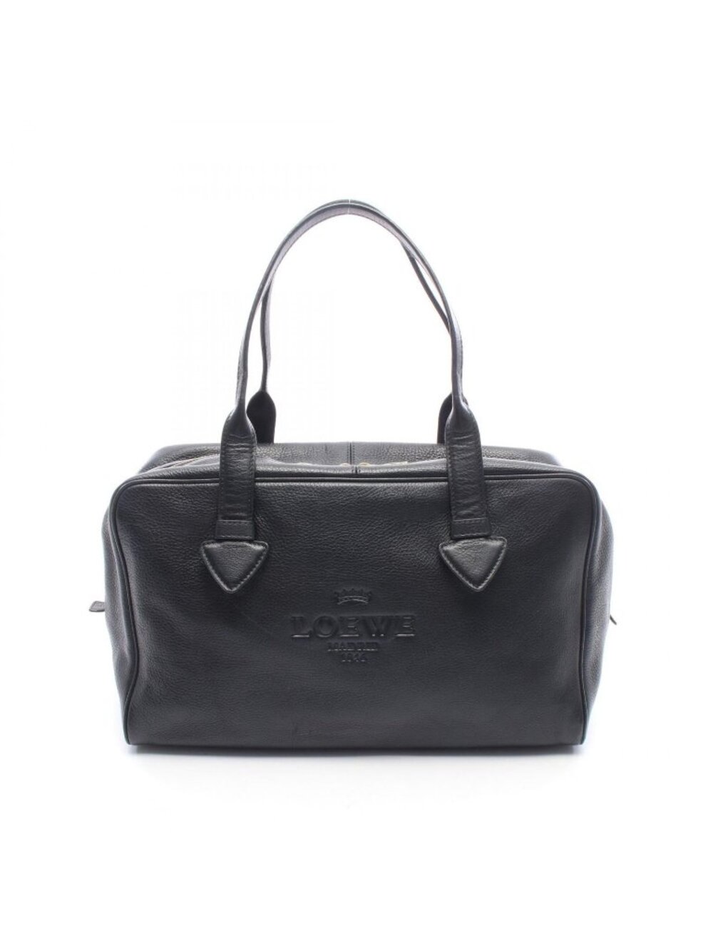 Loewe Heritage Black Leather Shoulder Bag